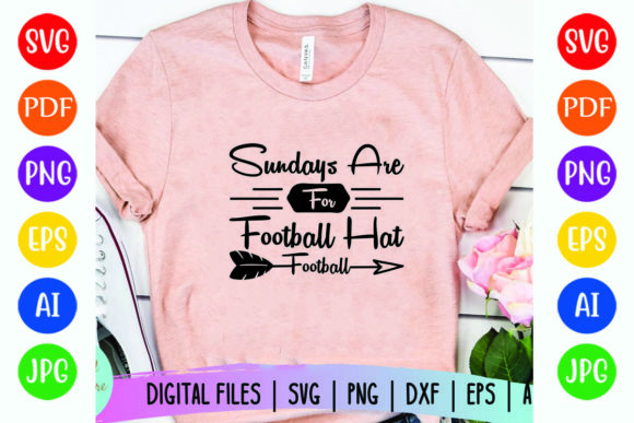 Sundays Are for Football Hat Graphics & T-Shirt Designs