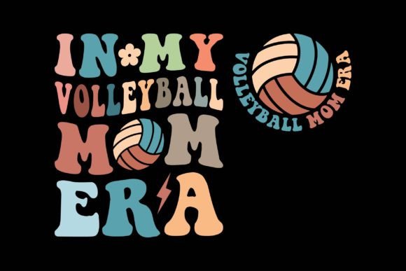 Volleyball Mom Graphics for T-Shirt Designs