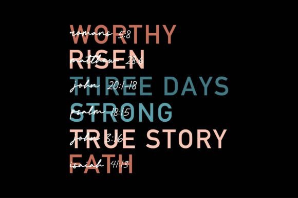 Worthy Risen Graphics for T-Shirt Designs